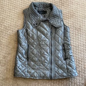 Marc New York quilted silver vest